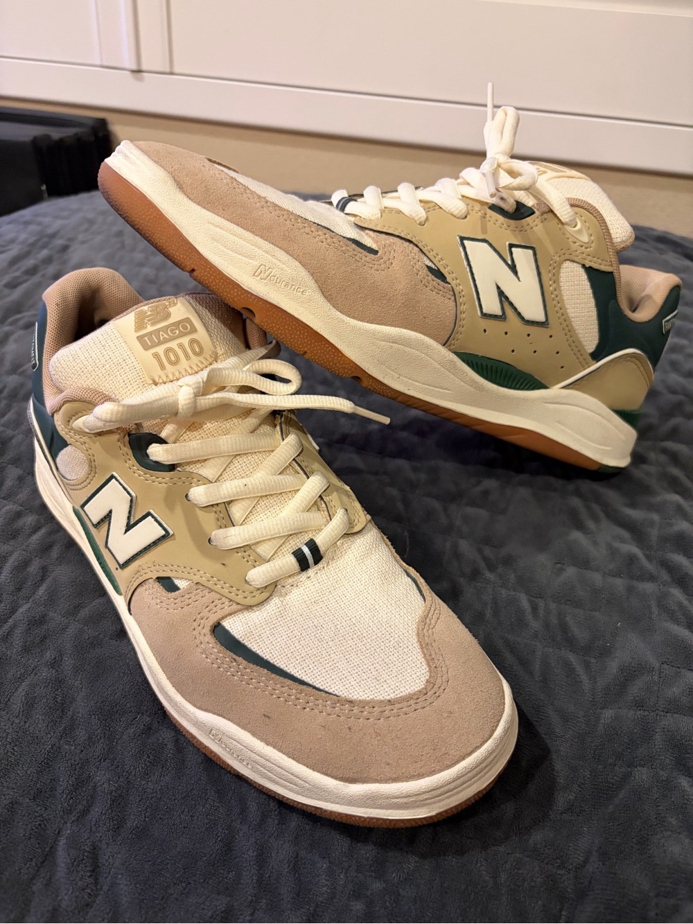 New Balance Men’s Tiago 1010 Fuelcell Sneakers - Beige & Green